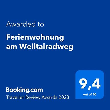 Ferienwohnung Am Weiltalradweg Weinbach Exterior foto